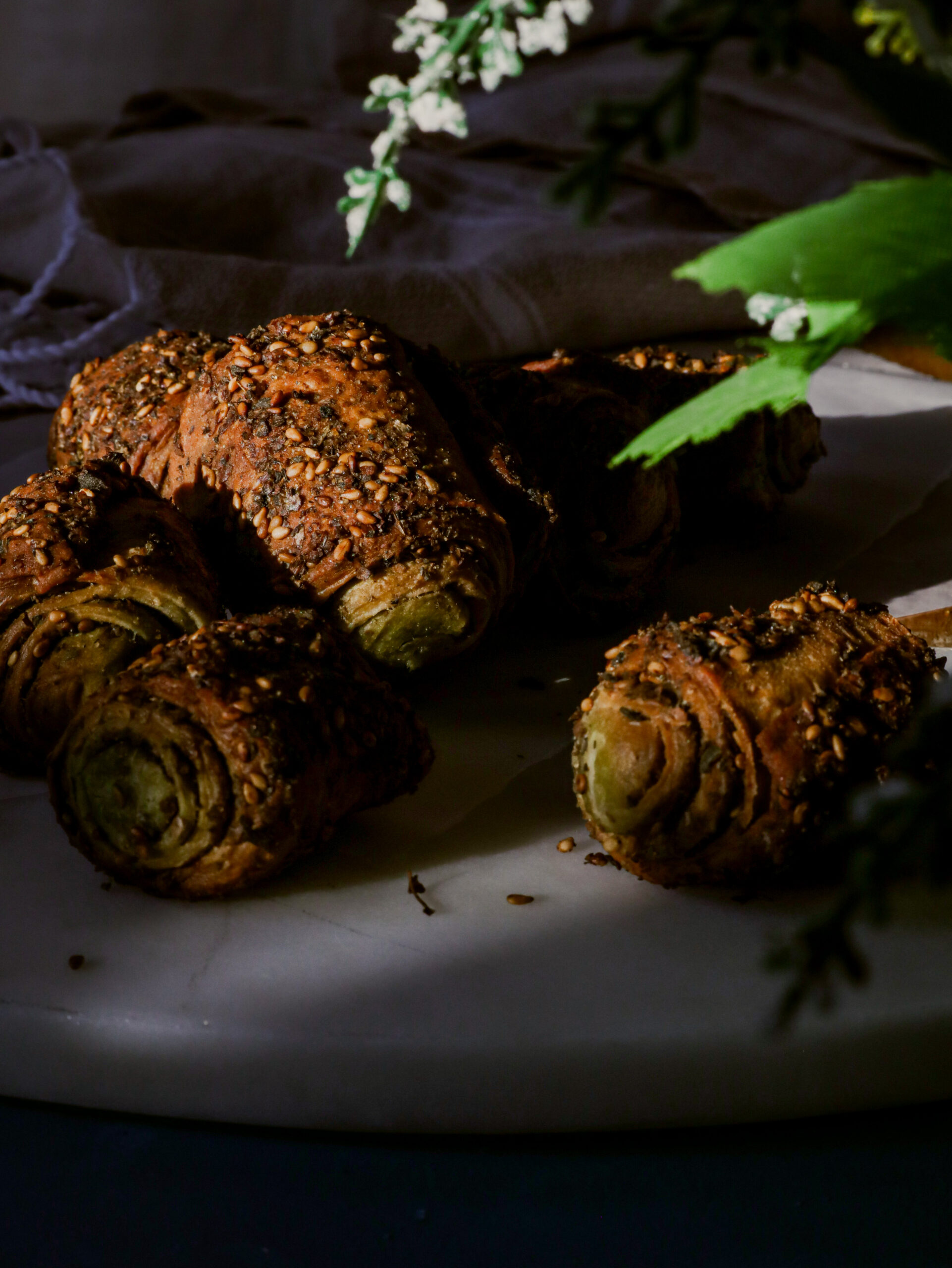 Za'atar Matcha Pastry Bites - Plant Based Arab